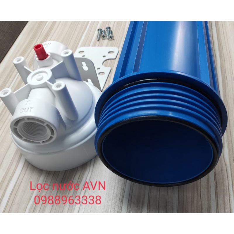 Cốc lọc thô 20inch ren 17, ren 21 và ren 27, bộ lọc thô 20 inch, cốc lọc thô đầu nguồn nước