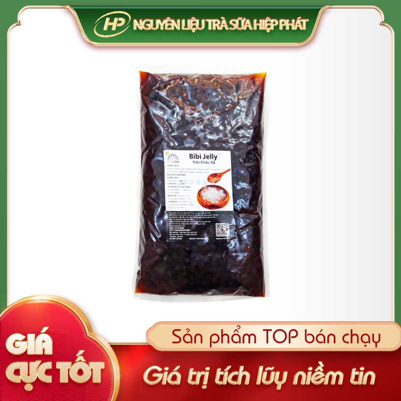 Trân châu 3Q JELLY Caramel BIBI - [GIÁ TỐT] - 2kg - SP010517  - Nguyên