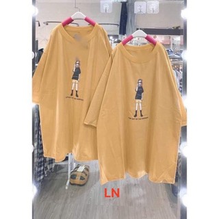 Áo phông cô gái đeo kính LN555