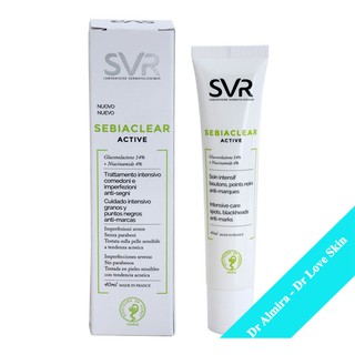 Kem giảm mụn và loại bỏ dầu cho da nhạy cảm SVR SEBIACLEAR Active 40ml