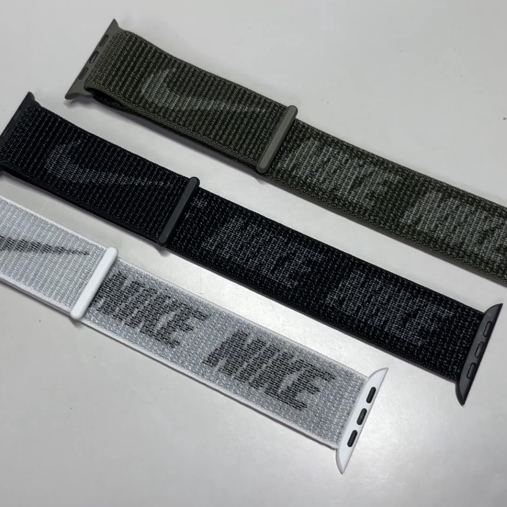 Dây đeo sợi nylon thoáng khí thoải mái cho đồng hồ thông minh Apple Watch Series 7 6 5 3 4 2 SE 44mm 41mm 45mm 38mm 40mm 42mm