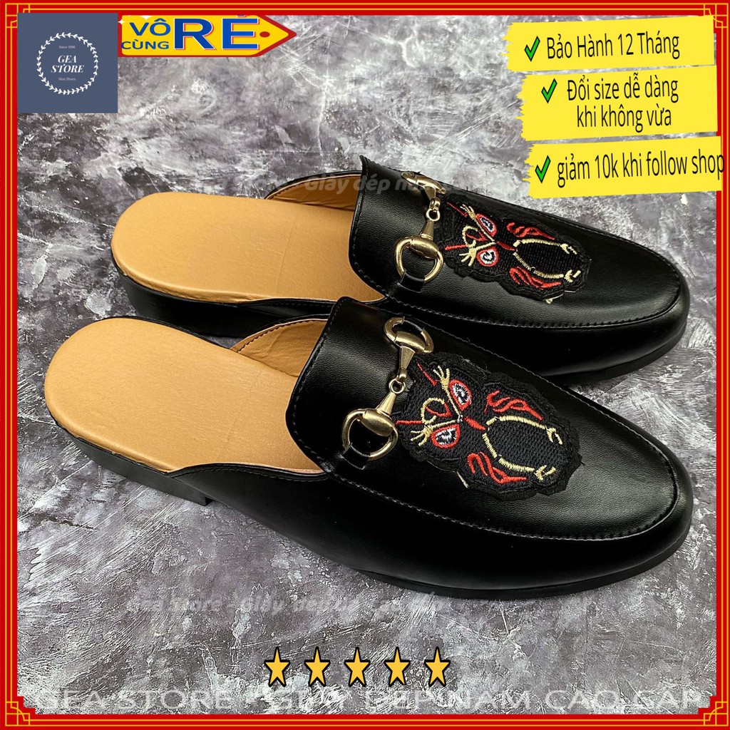 Sục nam mũi nhọn cao cấp giá rẻ, Giày lười không gót thời trang phong cách trẻ trung lịch lãm - Mã GEA58 | BigBuy360 - bigbuy360.vn