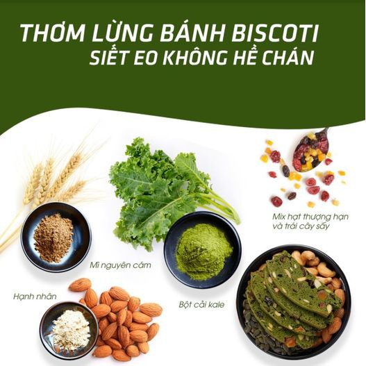 [CHÍNH HÃNG] Bánh Ăn Kiêng Biscotti Motree, Ăn Vặt Giảm Cân, Kiến Tạo Vòng Eo Mơ Ước