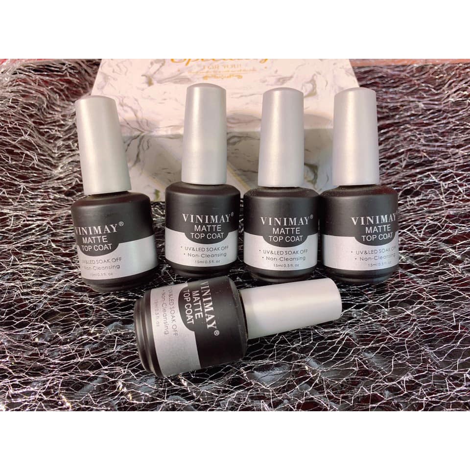 Sơn gel vinimay chính hãng 15ml,liên kết Base top cứng móng top lì kiềm dầu giọt nước top loang  top cường lực vinimay