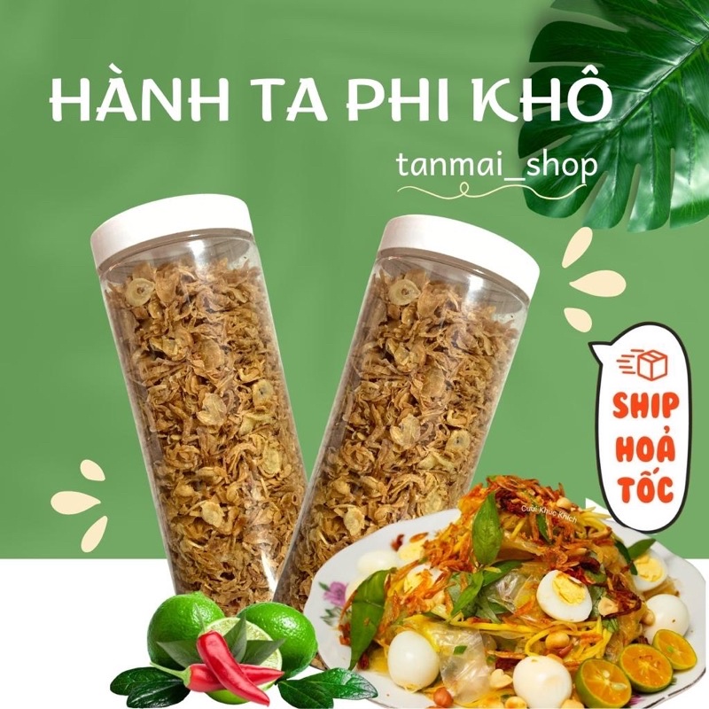500gr HÀNH TA PHI KHÔ LÀM BÁNH TRÁNG TRỘN, BÁNH TRÁNG NƯỚNG