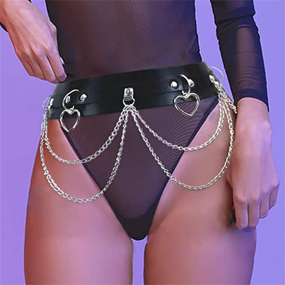 Dây Xích Đeo Hông Nhiều Lớp Phong Cách Punk Thời Trang Cho Nữ