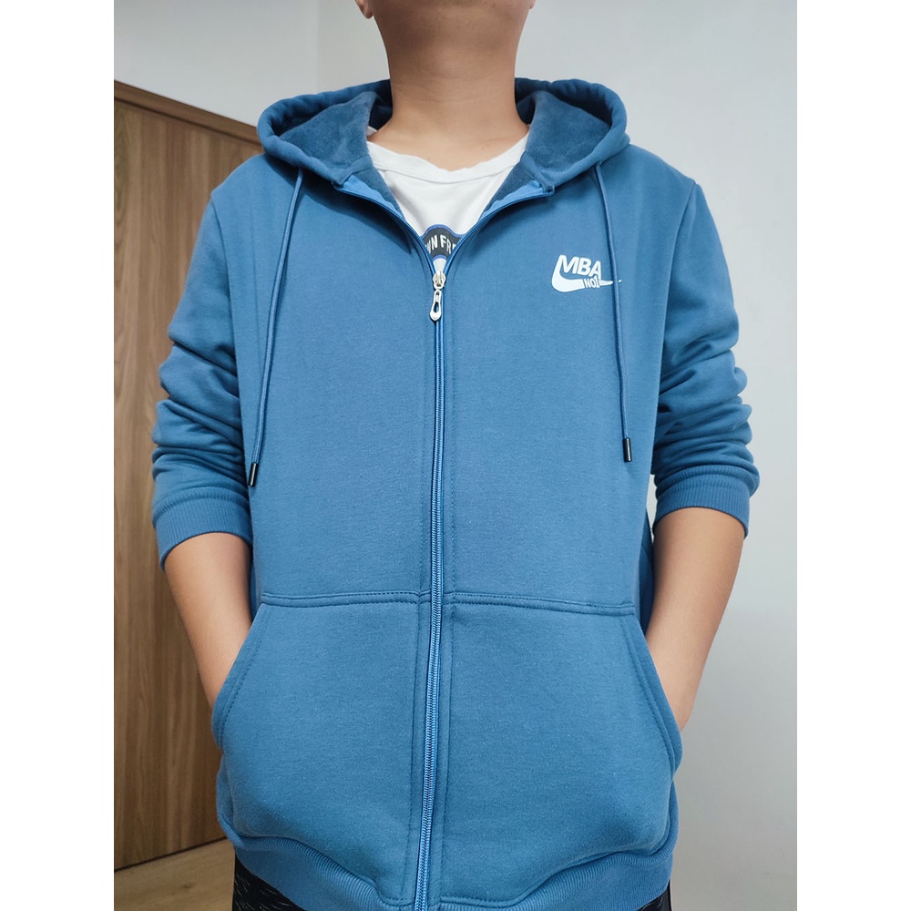 Áo khoác nam thu đông vải nỉ lót lông big size nam hàng size châu âu ngoại cỡ cho người mập người béo