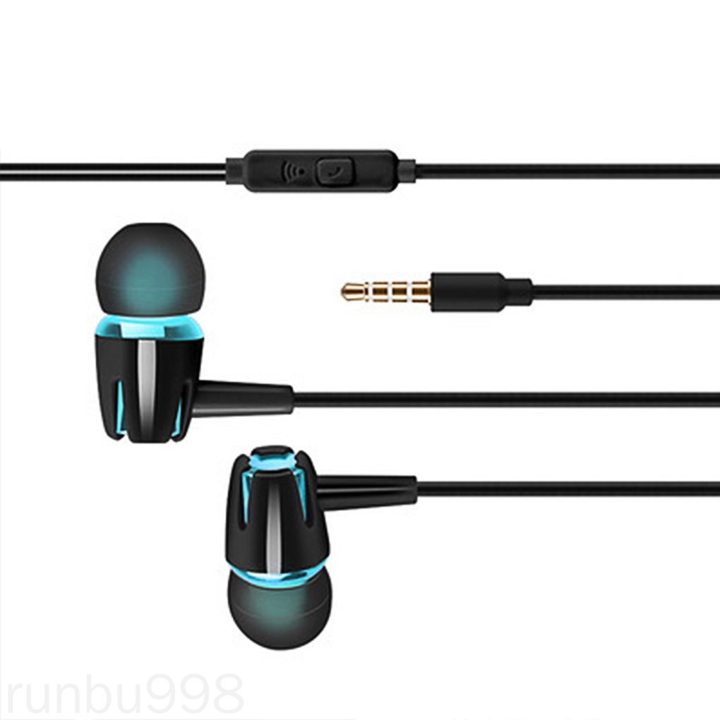 Tai nghe nhét tai có dây jack 3.5mm kèm mic cho điện thoại