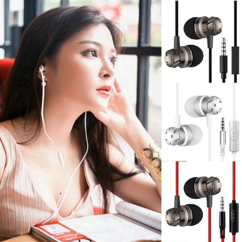 3.5mm In-Ear Turbo Earphones Metal Earbuds Stereo Handsfree