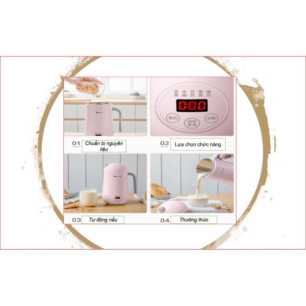 MÁY XAY  SỮA HẠT MINI BEAR 350ML | BigBuy360 - bigbuy360.vn