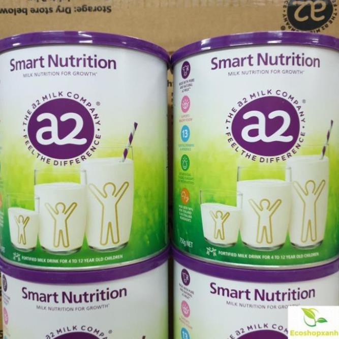 COMBO 3 LON SỮA BỘT SMART NUTRITION 750GR A2  (4 -12 TUỔI)