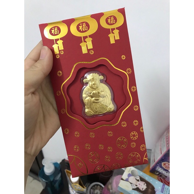 [FREESHIP] Lì Xì Thần Tài Mạ Vàng