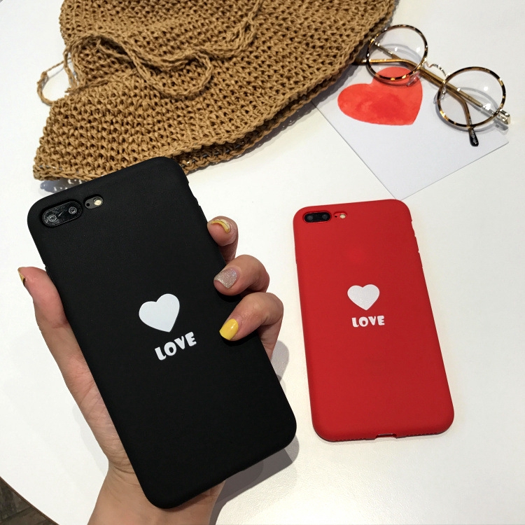 Ốp điện thoại màu trơn phối hình trái tim cho Meizu M3 M5 M6 Note M3S M5S M3E E2 M5C