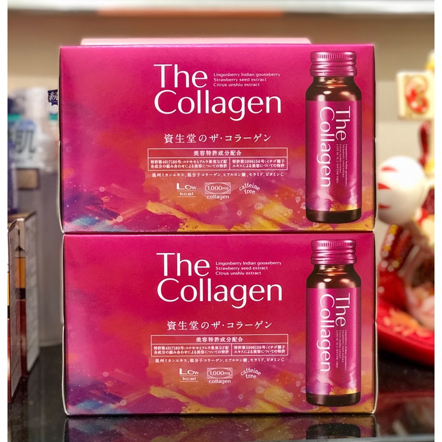 Nước The Collagen Shiseido Nhật Bản dạng nước uống hộp 10 lọ 50ml