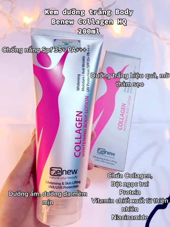 Kem Dưỡng Thể Trắng Da Toàn Thân Benew Collagen Whitening Body Lotion 200ml Hàn Quốc Chính Hãng | BigBuy360 - bigbuy360.vn