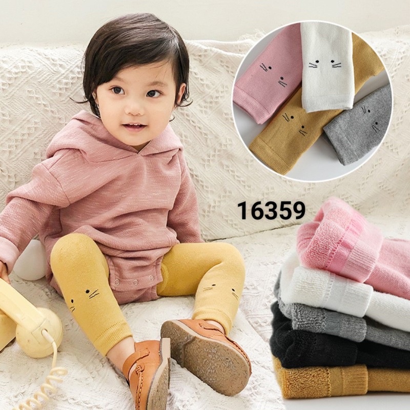 Quần tất len lót nỉ bông mềm siêu ấm không bàn cho bé trai be gái