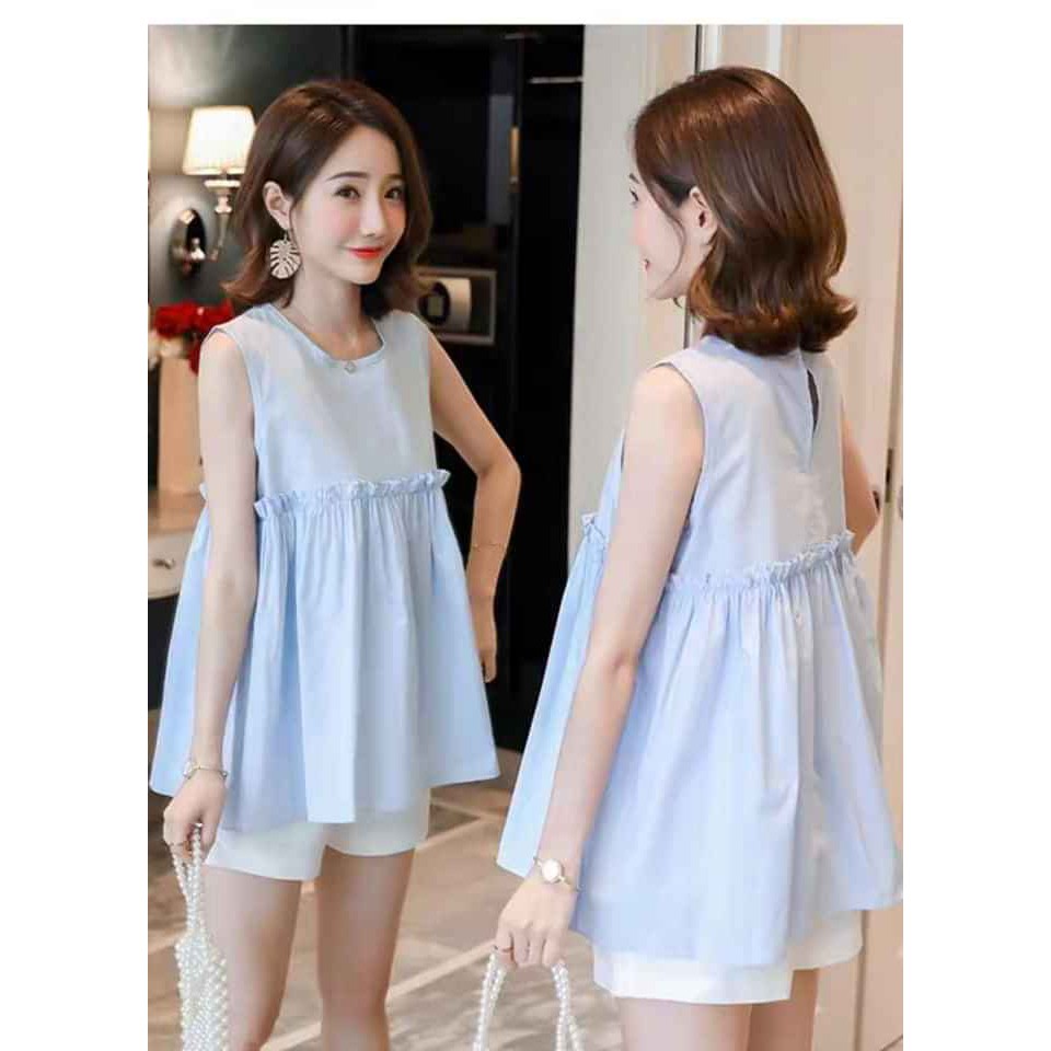 Aó bầu babydoll đủ mầu cho các MoM - chất liệu thô cao cấp