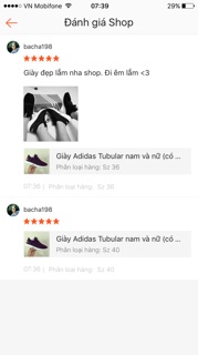 giày tubula nam và nữ