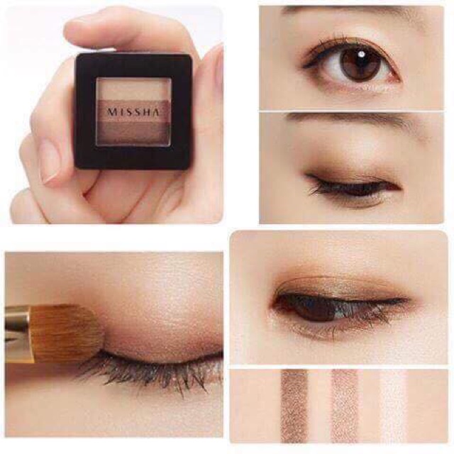 Phấn mắt Missha 3 màu The Style Triple Perfection Shadow