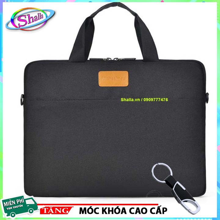 Túi Chống Sốc Laptop 15.6 inch có đeo chéo cao cấp Case HK44 Shalla Tặng móc khóa cao cấp