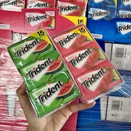 Kẹo singum Trident hộp 15 phong (USA)