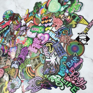 Set sticker/hình dán/decal neon 038.