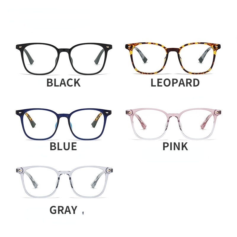Mắt Kính Gọng Vuông Chống Ánh Sáng Xanh Thời Trang
