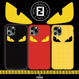 FENDI.ROMA EYES COOL iPhone 11 Pro Max 8plus XR XsMax 6s 7 7Plus Phone Case TPU Soft CASE