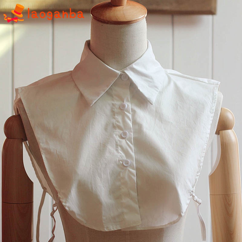 Cổ áo rời màu trơn thời trang cho nữ