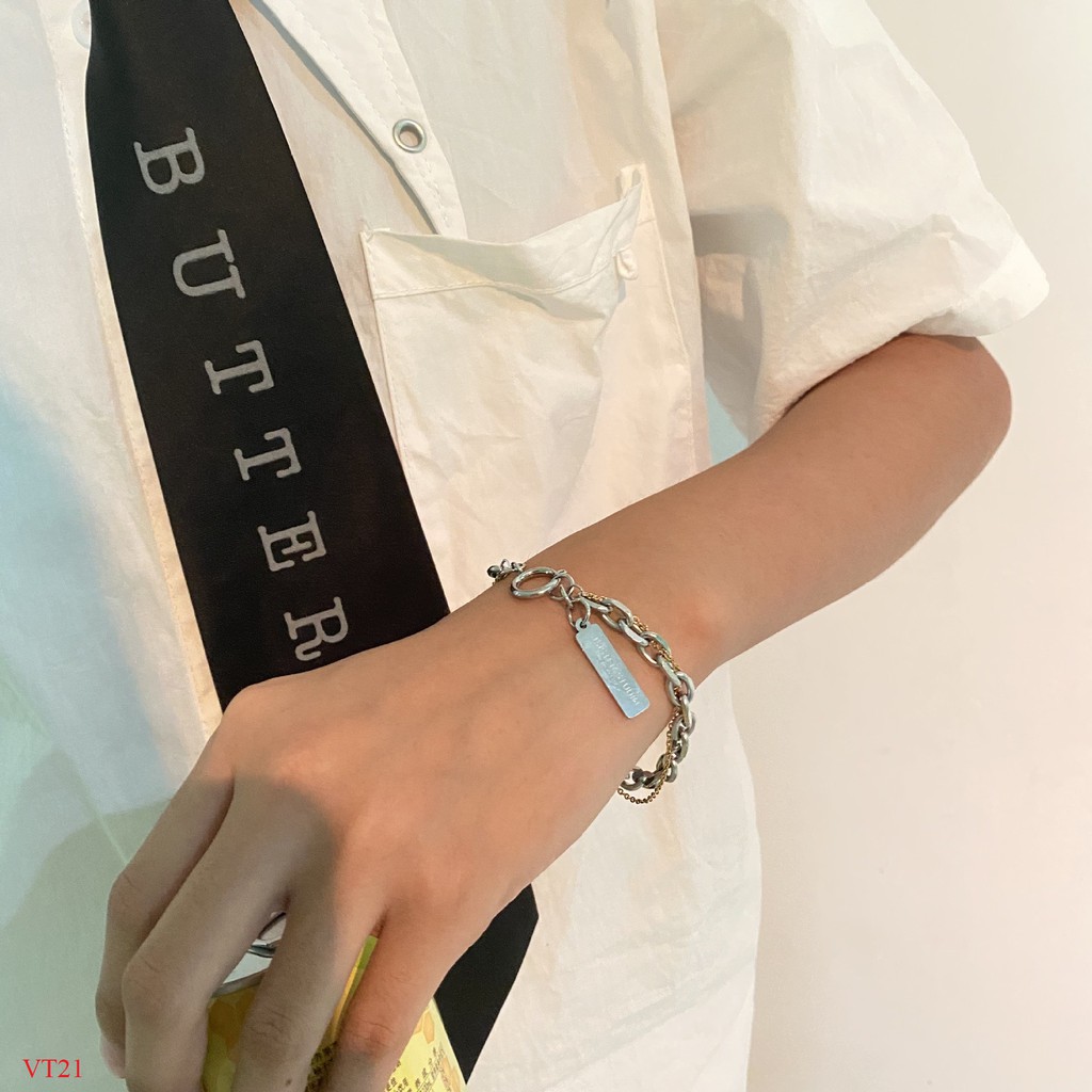 Lắc tay xếp 2 tầng cá tính VT21 Maycorner