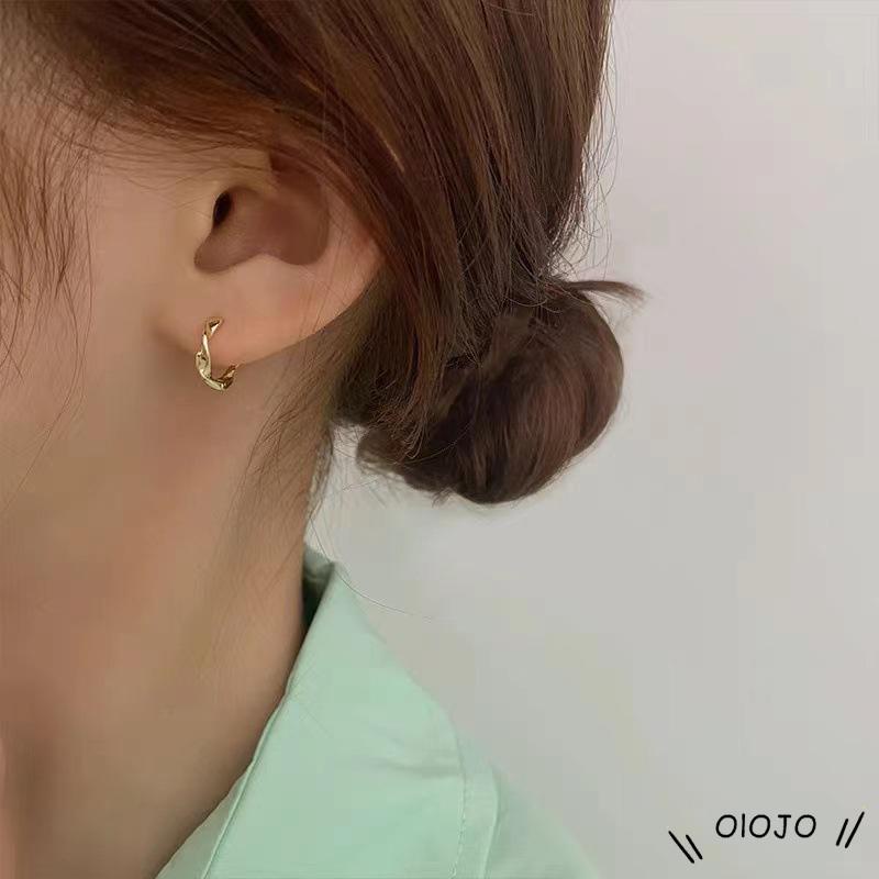 Bông Tai Hình Tròn Phong Cách Hàn Quốc Cá Tính Cho Nữ