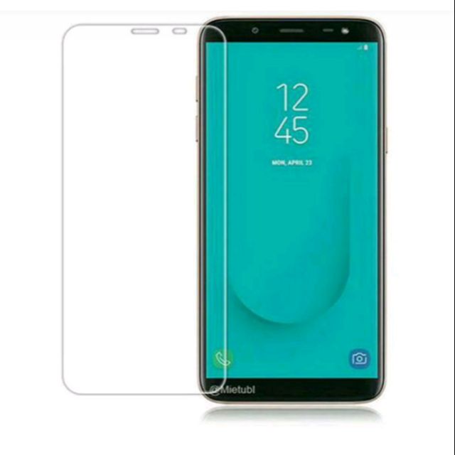 Bộ 2 kính cường lực cho Samsung j6 tặng ốp dẻo cao cấp