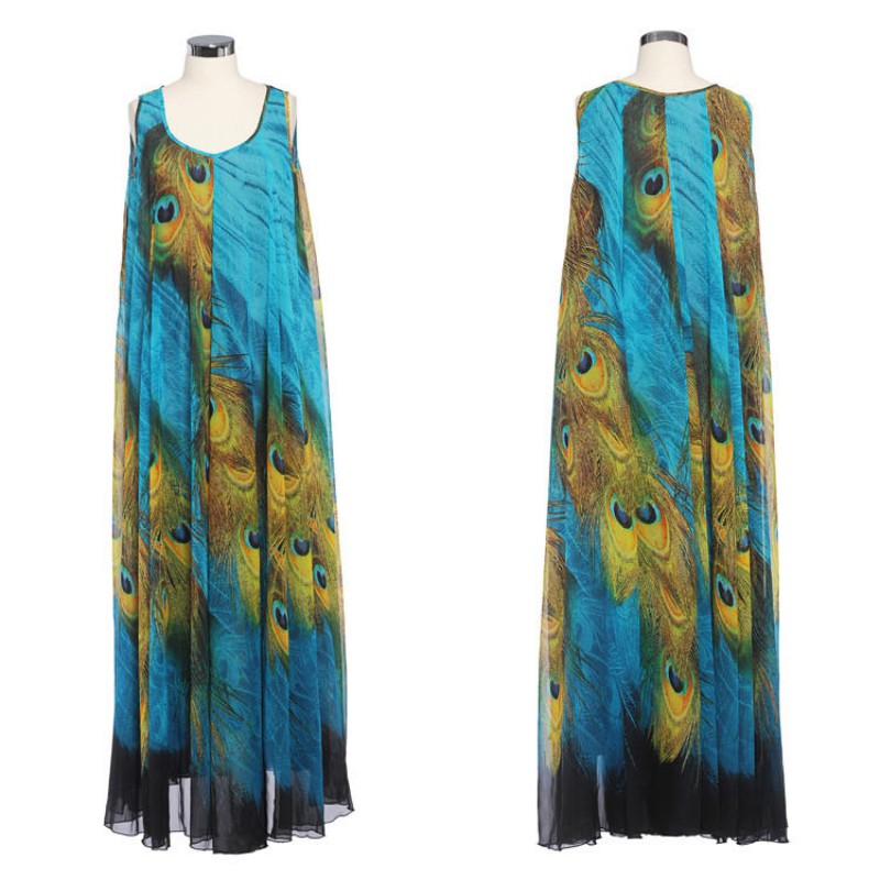 [Baywellfashion]Đầm maxi vải chiffon duyên dáng mặc khi đi biển hay đi tiệc | BigBuy360 - bigbuy360.vn