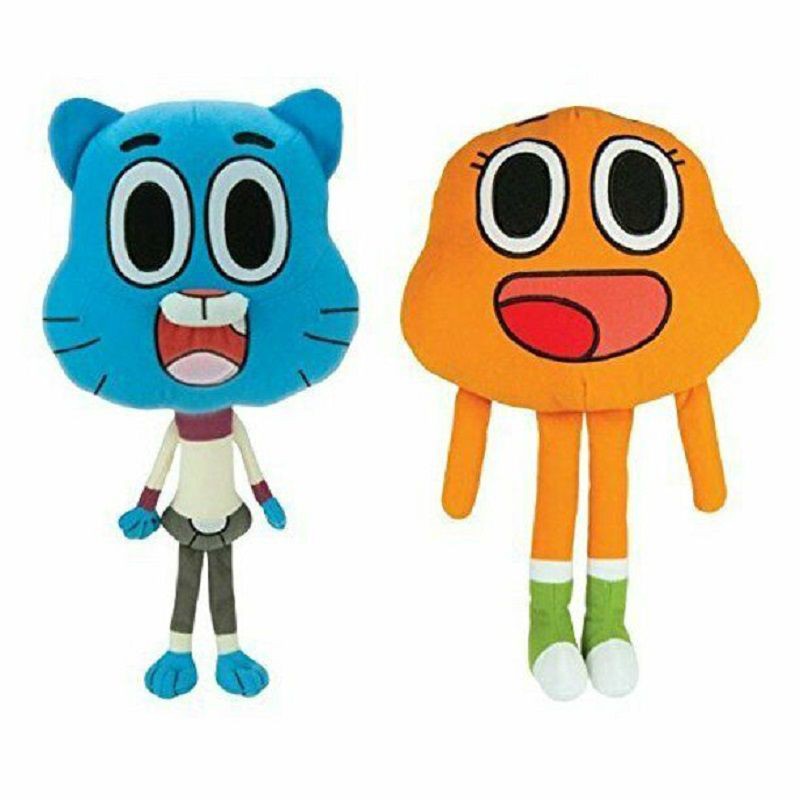 9.84" The Amazing World Of Gumball Darwin Plush Toy So Stuffed  Gift Doll Kids