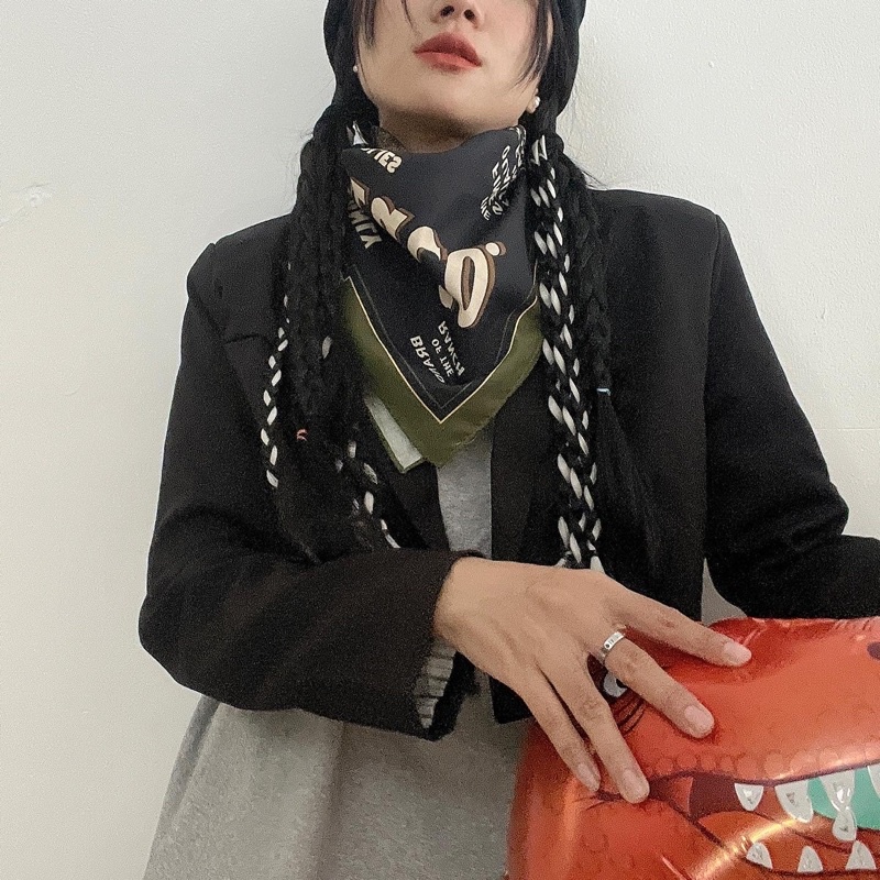 Khăn bandana cotton size 55x55cm