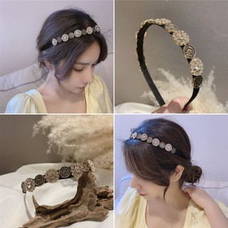Cài tóc đá trắng đồng tiền - Sulli store