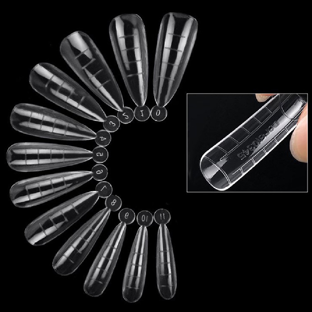 (Hàng Mới Về) Bộ 120 Móng Tay Giả Bằng Nhựa Trang Trí Nghệ Thuật Phong Cách Pháp