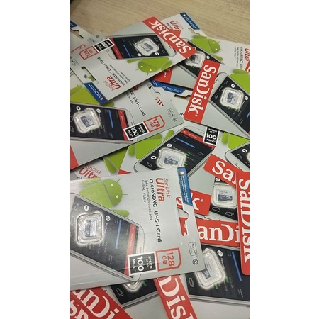 Thẻ Nhớ MicroSDXC SanDisk Ultra 128GB 100MB/s 667x SDSQUNR128GGN6MN - CHO ĐIỆN THOẠI,CAMERA WIFI