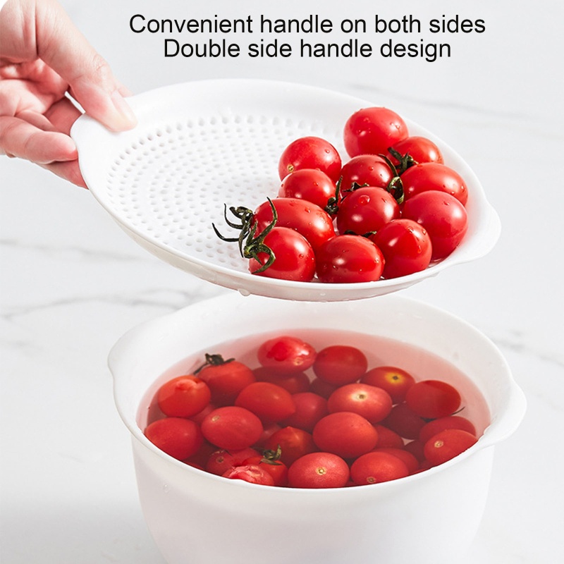 Rổ Rửa Rau Củ Quả Dạng Lưới Tiện Lợi