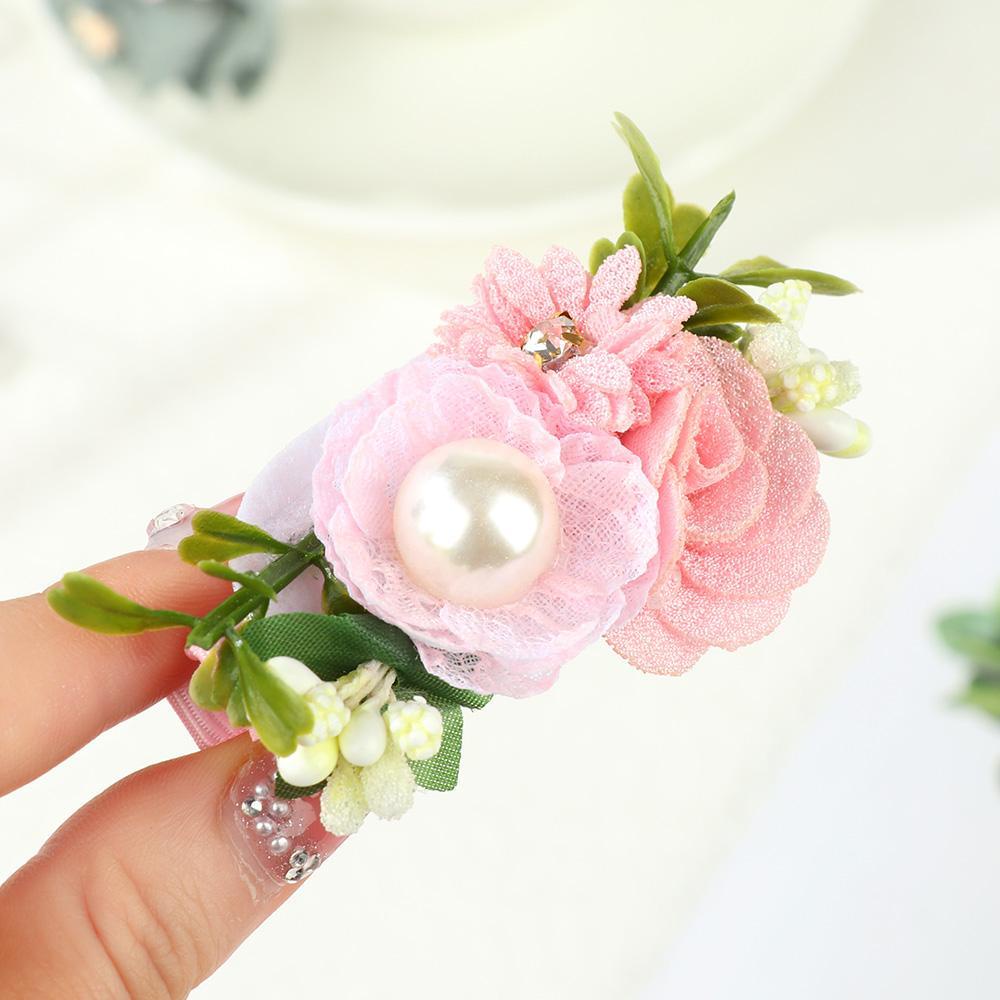 PATH Bộ 3 Kẹp Tóc Hình Bông Hoa Xinh Xắn Dành Cho Nữ