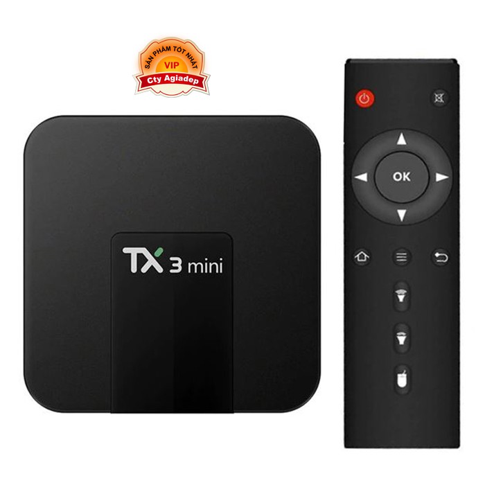 Tvbox TX3 mini 2G Tích hợp FPT Play - Android tivibox xem phim, truyền hình, game online thỏa thích