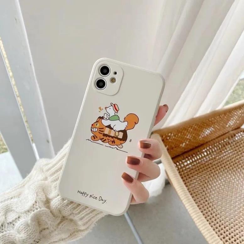 Ốp lưng iphone cạnh vuông in hình viền  6splus/7plus/8/8plus/x/xr/xs/11/12/pro/max/plus/promax DT08