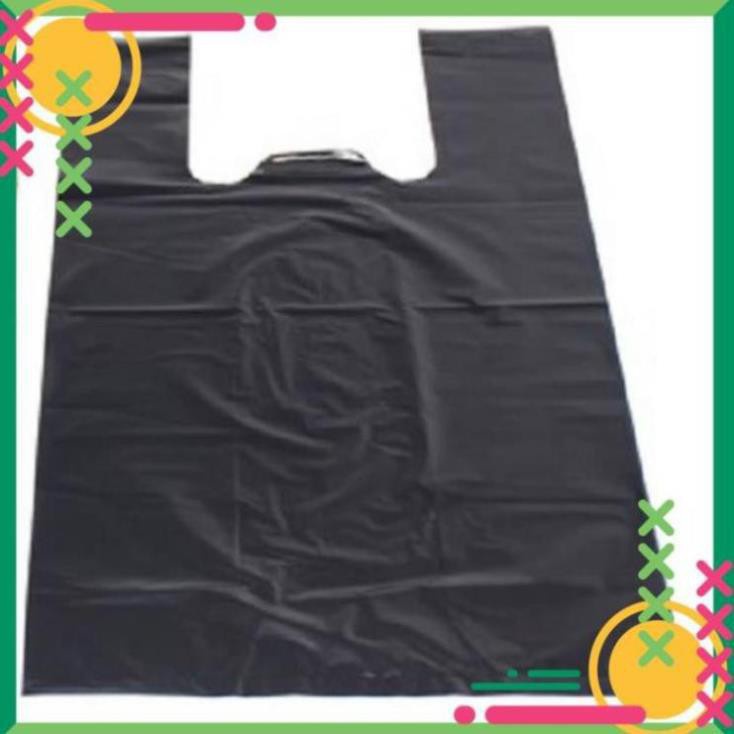 [TOP GIÁ RẺ] [1kg] Túi nilong đen hai quai Đen nhám , túi bọc xốp ,Xưởng Chai Lọ