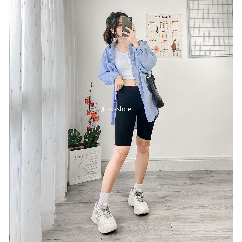 Quần biker freesize