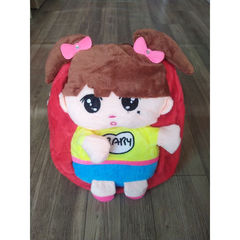 Balo 3d thú bông mini ,balo chất nhung mịn cho bé gái dễ thương đi học mẫu giáo _balo cho bé