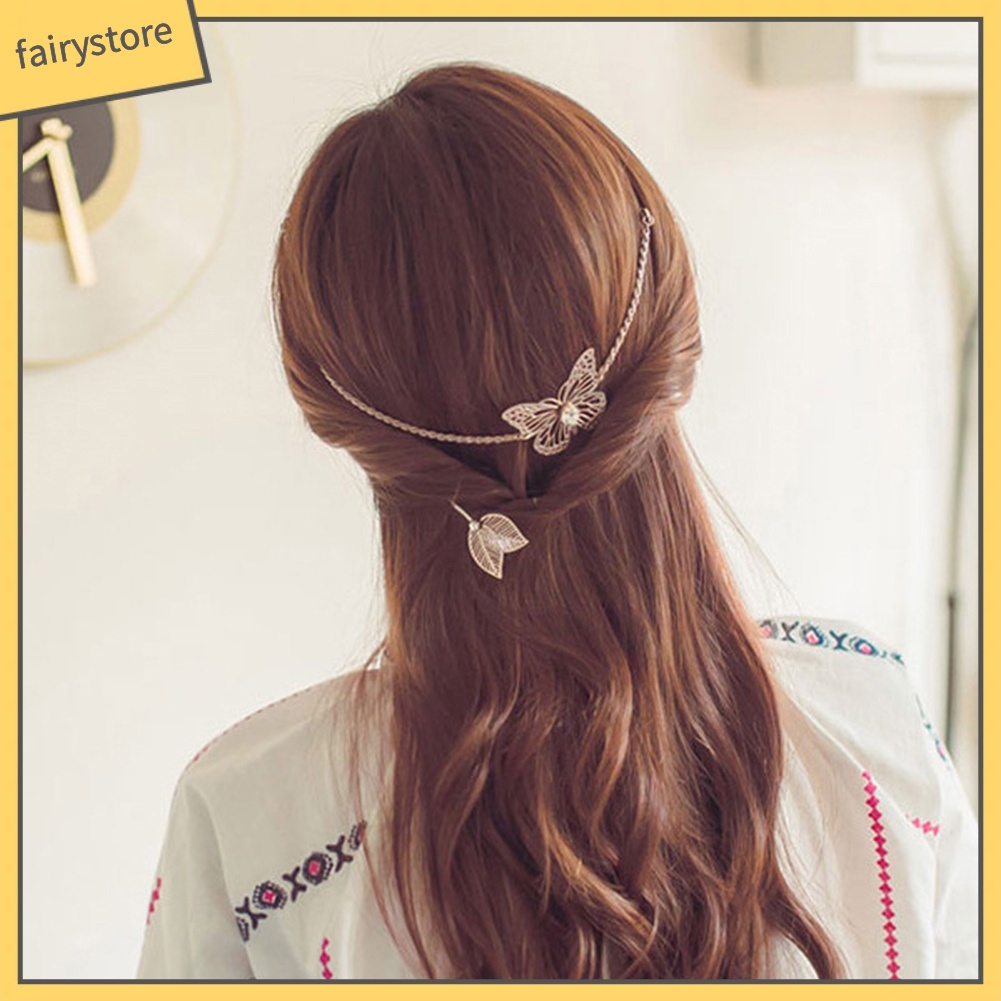 Kẹp tóc hình chiếc lá thanh lịch cho nữ