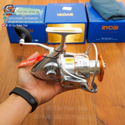 Máy câu Lục Ryobi ranmi japan size máy 6000 – 8000 , 6 vòng bi – thương hiệu Nhật Bản, máy rất khỏe (Máy Lục Chính Hãng)
