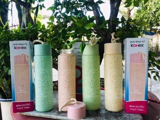 Combo 3 bình thủy tinh bọc nhựa 350ml