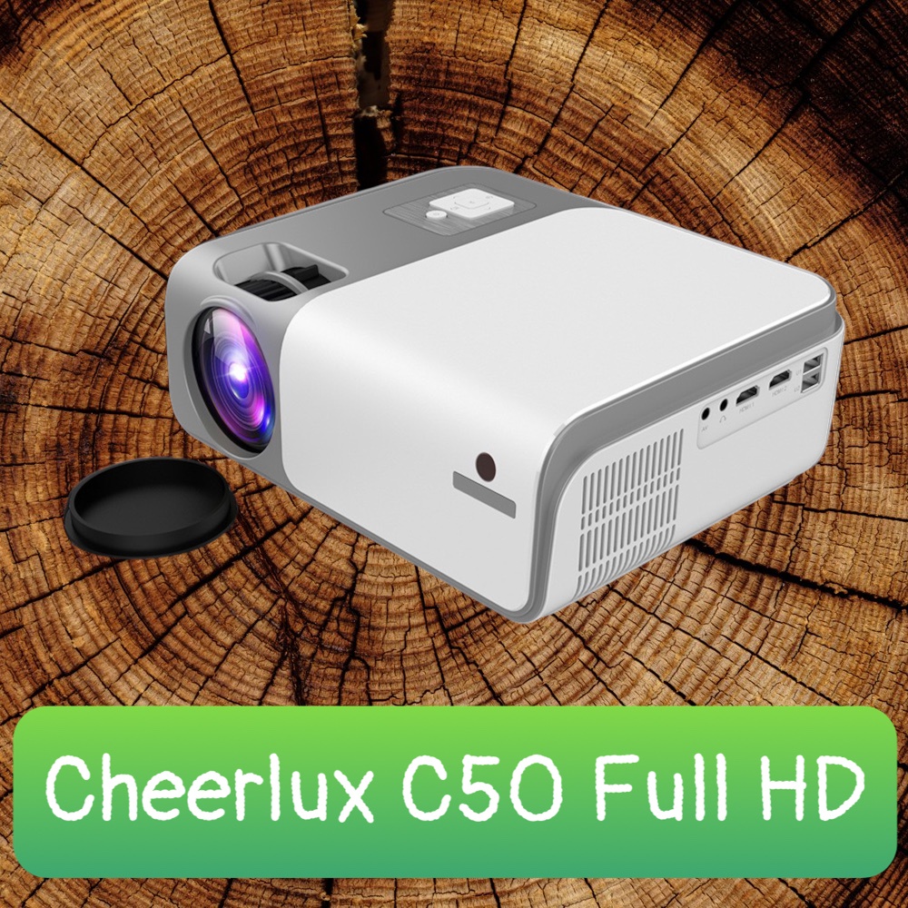 Máy chiếu Cheerlux C50 Full HD 1080 - 3 trong 1 - Giải trí, văn phòng