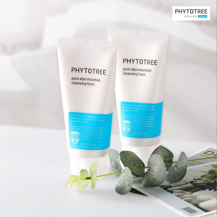 [HÀNG CHÍNH HÃNG] Sữa Rửa Mặt kháng viêm Phytotree PURE ALPS MOUNTAIN CLEANSING FOAM 150g | BigBuy360 - bigbuy360.vn